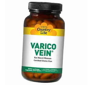 Добавка для вен и сосудов, Varico Vein, Country Life  60вегкапс (72124004)