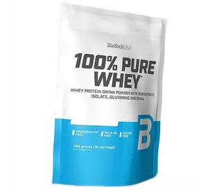 Сывороточный Протеин, с добавлением аминокислот, 100% Pure Whey, BioTech (USA)  454г Малиновый чизкейк (29084015)