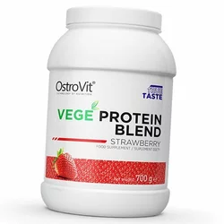 Растительный изолят, Vegan Protein Blend, Ostrovit  700г Клубника (29250012)