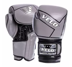 Перчатки боксерские VL-2218 Velo  10oz Серый (37241039)