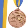 Медаль спортивная с лентой двухцветная Плавание C-4848     Бронзовый (33508327)