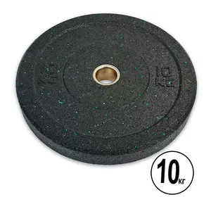 Блины (диски) бамперные для кроссфита Raggy Bumper Plates TA-5126   10кг  Черный (58508104)