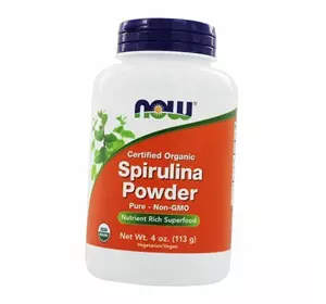 Спирулина, Spirulina Powder, Now Foods  113г (71128076)
