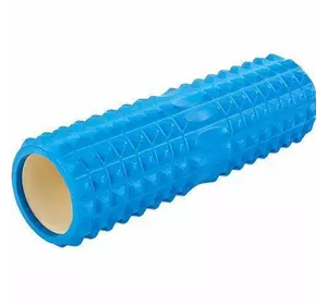 Роллер для йоги и пилатеса Spin Roller FI-6674    45см Синий (33508022)