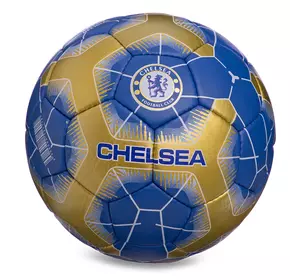 Мяч футбольный Chelsea FB-0107 Ballonstar  №5 Сине-золотой (57566028)