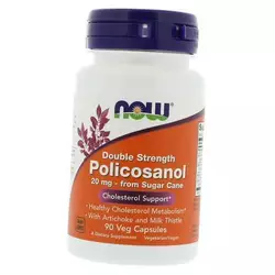 Поликозанол, Policosanol 20, Now Foods  90вегкапс (72128051)