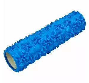 Роллер для йоги и пилатеса FI-0458    45см Синий (33508017)