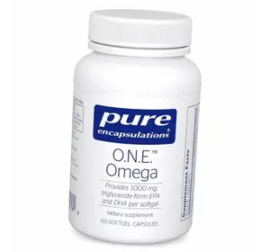 Омега-3 жирные кислоты, O.N.E. Omega, Pure Encapsulations  60гелкапс (67361005)
