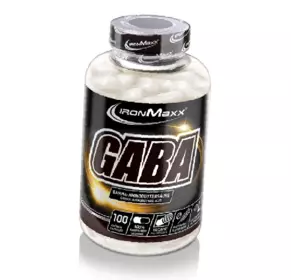Гамма-аминомасляная кислота, Gaba, IronMaxx  100капс (72083001)