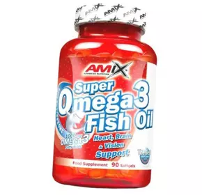 Омега 3, Super Omega 3, Amix Nutrition  90гелкапс (67135001)