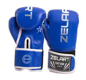 Перчатки боксерские BO-3987 Zelart  8oz Синий (37409001)