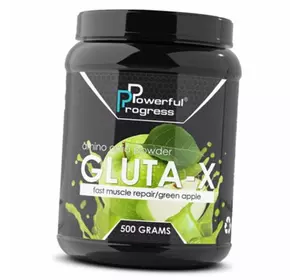 Аминокислота Глютамин, Gluta-X, Powerful Progress  500г Зеленое яблоко (32401001)