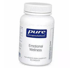 Эмоциональное здоровье, Emotional Wellness, Pure Encapsulations  60капс (72361011)