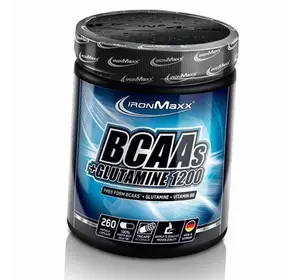 BCAA с Глютамином, BCAA's+Glutamine 1200, IronMaxx  260капс (28083001)