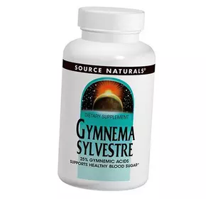Джимнема, Gymnema Sylvestre 450, Source Naturals  120таб (71355006)