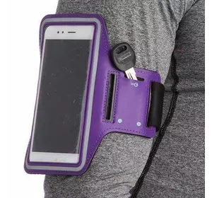 Чехол для телефона с креплением на руку BTS-432    Фиолетовый (39429128)