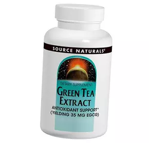 Экстракт зеленого чая, Green Tea Extract 100, Source Naturals  60таб (71355024)