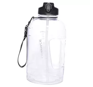 Бутылка для воды The King 6065 с трубкой   2300мл Прозрачный (09520018)