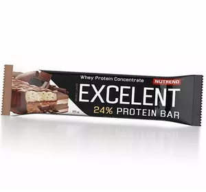 Протеиновый батончик без глютена, Excelent protein bar, Nutrend  85г Шоколад с нугой (14119003)
