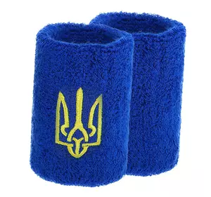 Напульсник спортивный махровый Герб Украины BC-9280    Синий (35508021)