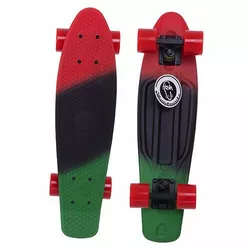 Скейтборд Penny Fish Color SK-402 No branding   Красно-черно-зеленый (60429392)
