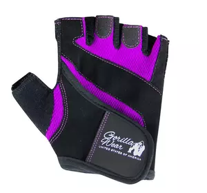 Перчатки женские Fitness Gorilla Wear  S Черно-фиолетовый (07369001)