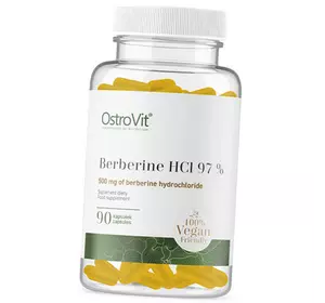 Берберин гидрохлорид, Berberine HCl 97% VEGE, Ostrovit  90капс (72250016)