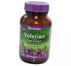 Экстракт корня валерианы, Valerian Root Extract, Bluebonnet Nutrition  60вегкапс (71393001)