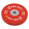 Блины (диски) бамперные для кроссфита TA-7798   25кг  Красный (58363208)
