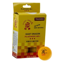 Набор мячей для настольного тенниса Giant Dragon Platinum MT-6560 FDSO   Оранжевый 6шт (60508460)