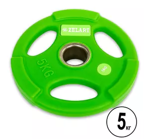 Блины (диски) полиуретановые TA-5336   5кг 50мм Салатовый (58363168)