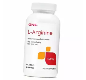 Аргинин, L-Arginine 500, GNC  90капс (27120008)