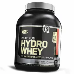 Гидролизованный изолят сывороточного протеина, Platinum Hydro Whey, Optimum nutrition  1590г Клубника (29092008)