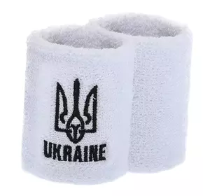 Напульсник спортивный махровый Ukraine BC-9282 FDSO   Белый (35508020)