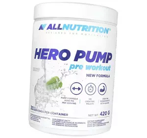 Предтрен без стимуляторов, Hero Pump Xtreme Workout, All Nutrition  420г Лимон (11003001)