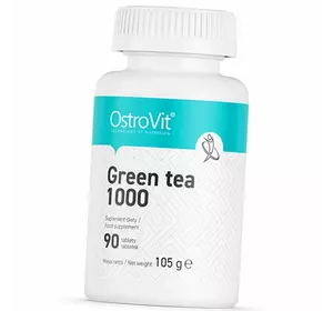 Экстракт зеленого чая, Green Tea 1000, Ostrovit  90таб (71250009)