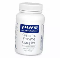 Ферменты для суставов, хрящей, тканей и мышц, Systemic Enzyme Complex, Pure Encapsulations  180капс (69361003)