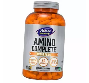 Комплекс Аминокислот для спортсменов, Amino Complete, Now Foods  360вегкапс (27128001)