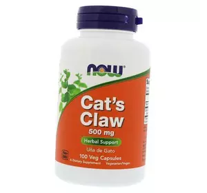 Кошачий Коготь, Cat's Claw 500, Now Foods  100вегкапс (71128029)