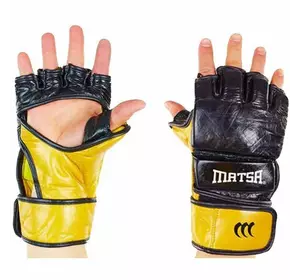 Перчатки для MMA ME-2010 Matsa  L Черный (37240013)