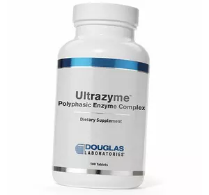 Пищеварительные Ферменты Ультразим, Ultrazyme, Douglas Laboratories  180таб (69414003)