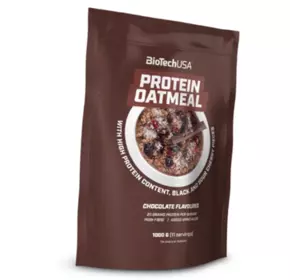 Овсянка с высоким содержанием протеина, Protein Oatmeal, BioTech (USA)  1000г Шоколад (05084017)