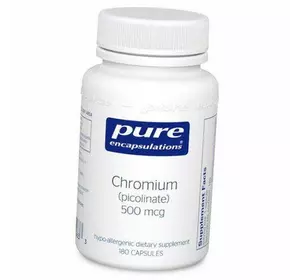 Пиколинат Хрома, Chromium Picolinate 200, Pure Encapsulations  180капс (36361059)