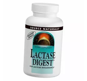 Ферменты Лактазы, Lactase Digest, Source Naturals  180вегкапс (69355001)
