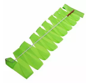 Лента для гимнастики с палочкой C-1762   6м Зеленый (60506006)