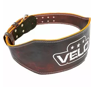 Пояс атлетический VL-6627 Velo  XXL Черно-коричневый (34241014)