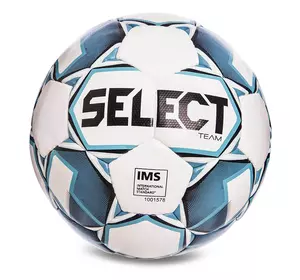 Мяч футбольный Team IMS TEAM-W Select  №5 Бело-голубой (57508444)