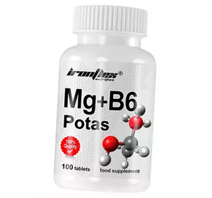Магний Калий и Витамин В6, Mg + B6 Potas, Iron Flex  100таб (36291007)