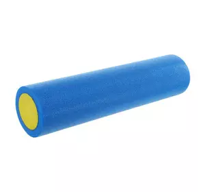 Роллер для йоги и пилатеса гладкий FI-9327-60 FDSO    Сине-желтый (33508377)