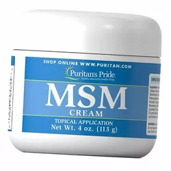 Увлажняющий Крем для тела с МСМ, MSM Cream, Puritan's Pride  113г  (43367004)